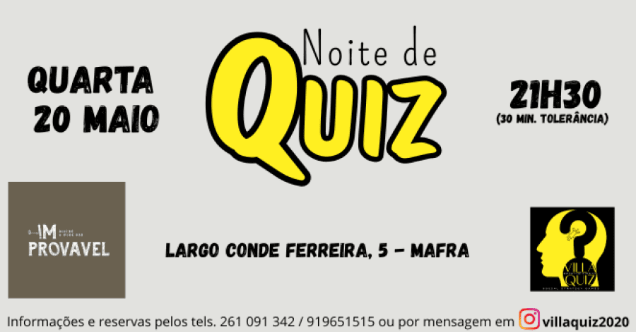 Quiz em Mafra