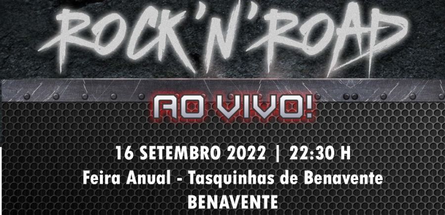 Rock 'n' Road ao vivo - Tasquinhas de Benavente