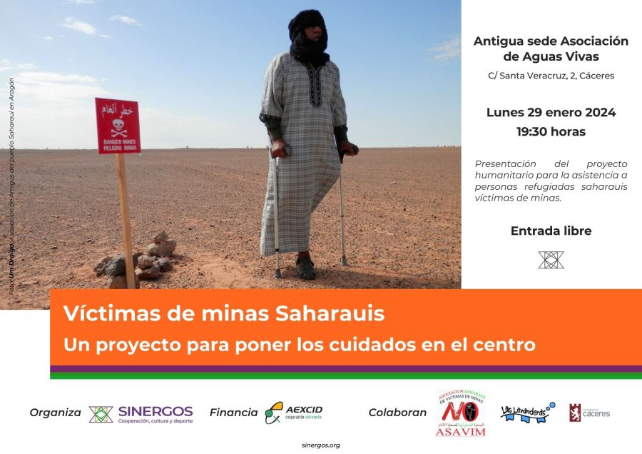 Víctimas de minas Saharauis. Un proyecto para poner los cuidados en el centro