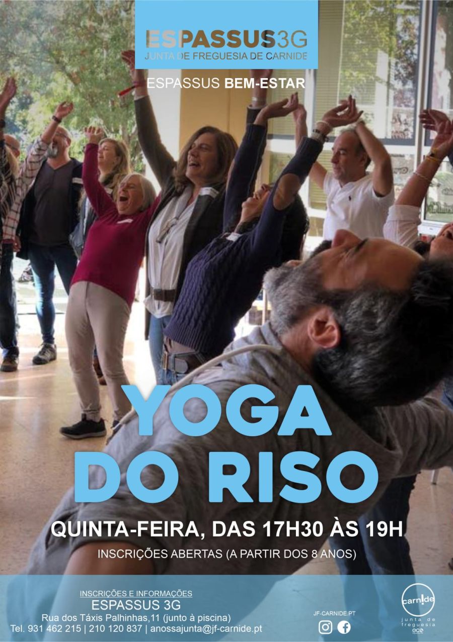 Sessão de Yoga do Riso
