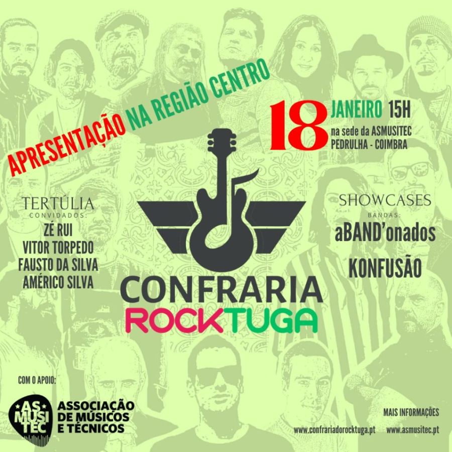 Apresentação da Confraria do Rock Tuga na Região Centro