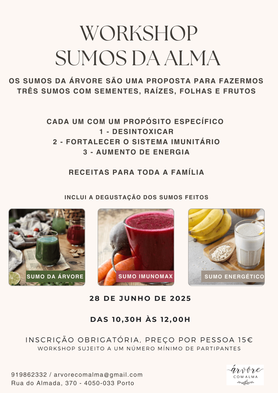 Workshop sumos da Árvore