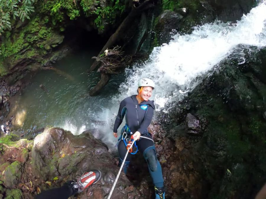 Canyoning na Ribeira dos Caldeirões