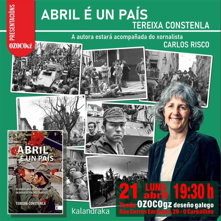 Presentación de ABRIL É UN PAÍS, de Tereixa Constenla