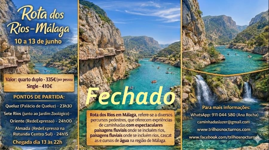 ROTA DOS RIOS - MÁLAGA    - FECHADO -