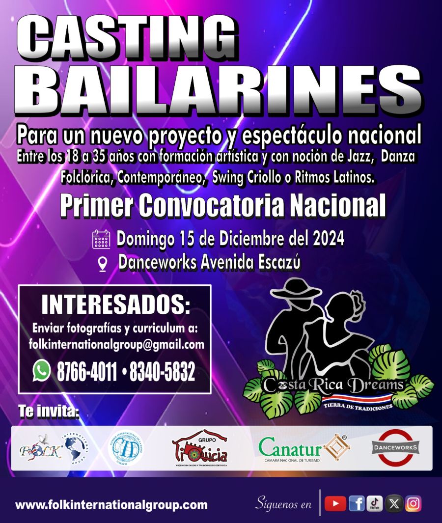 CASTING BAILARINES