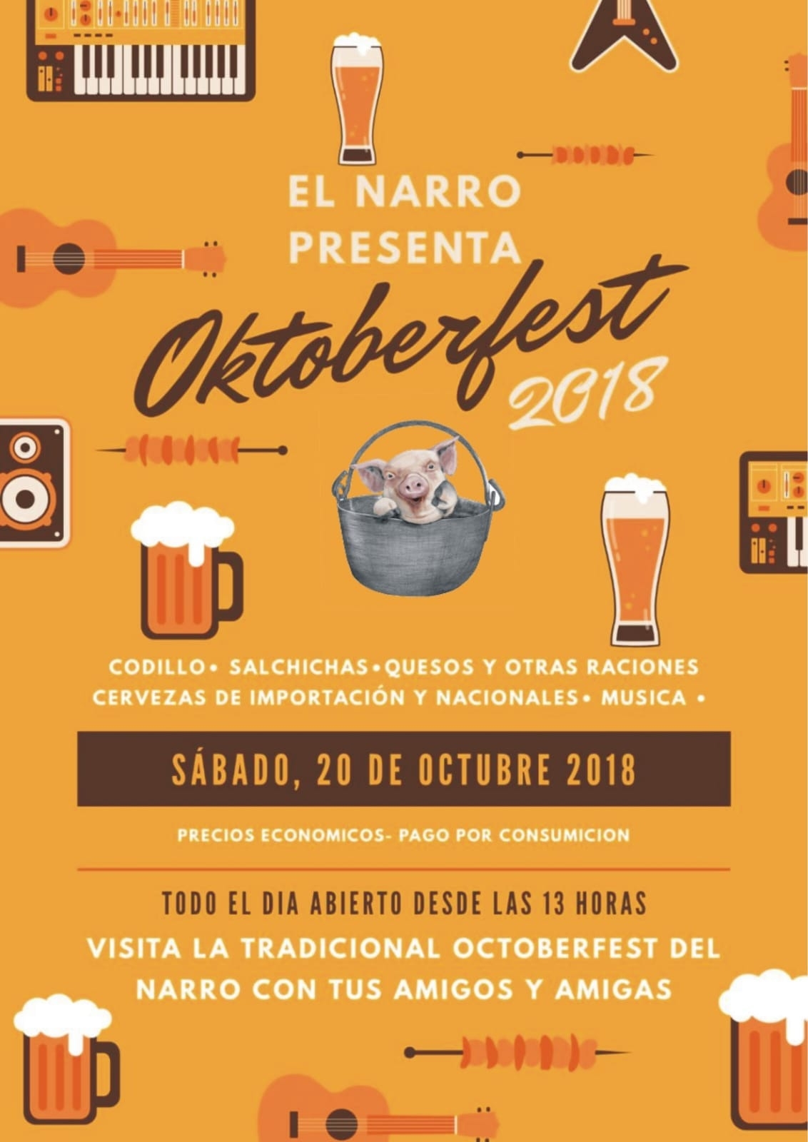 Oktoberfest 2018 en el NARRO