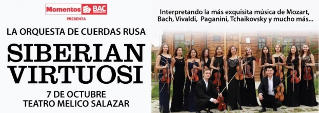 “SIBERIAN VIRTUOSI,” la Orquesta de Cuerdas de Rusia