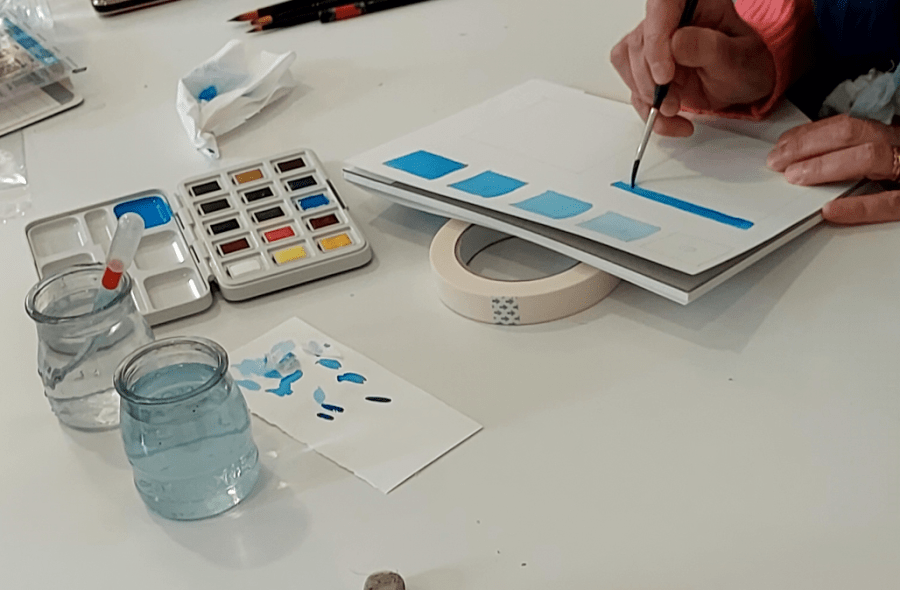 Workshop de Introdução à Aguarela