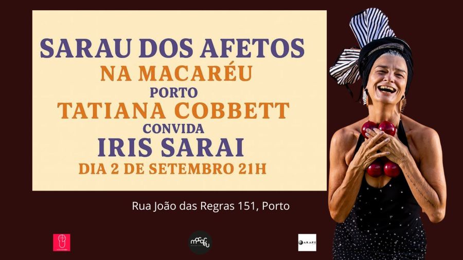 Sarau dos Afetos - Tatiana Cobbett convida a pianista Iris Sarai