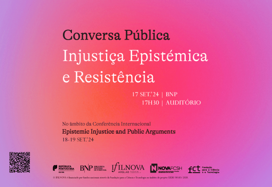 Conversa Pública «Injustiça Epistémica e Resistência»