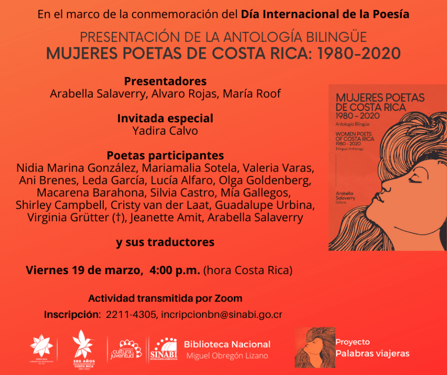 Presentación de la Antología Bilingüe Mujeres Poetas de Costa Rica: 1980-2020