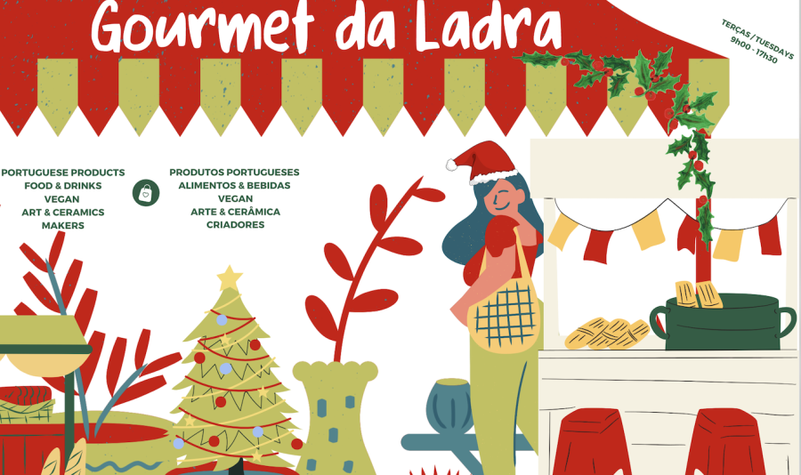 Mercado Gourmet da Ladra dedicado ao Natal