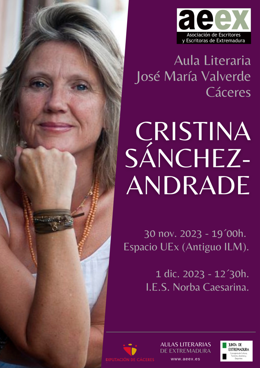 Cristina Sánchez-Andrade en el Aula 'José María Valverde'. AEEX