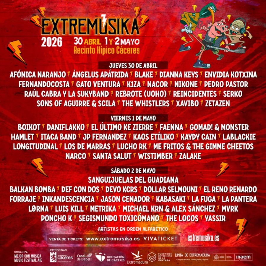 Extremúsika 2026