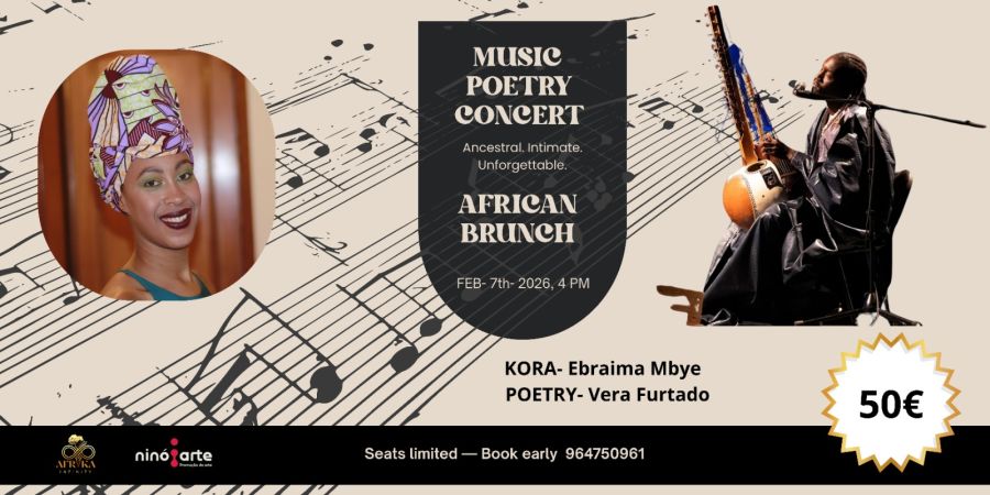 KUNUN — Intimate Kora Concert + Poetry + Cape Verdean Brunch (inside an art gallery)
