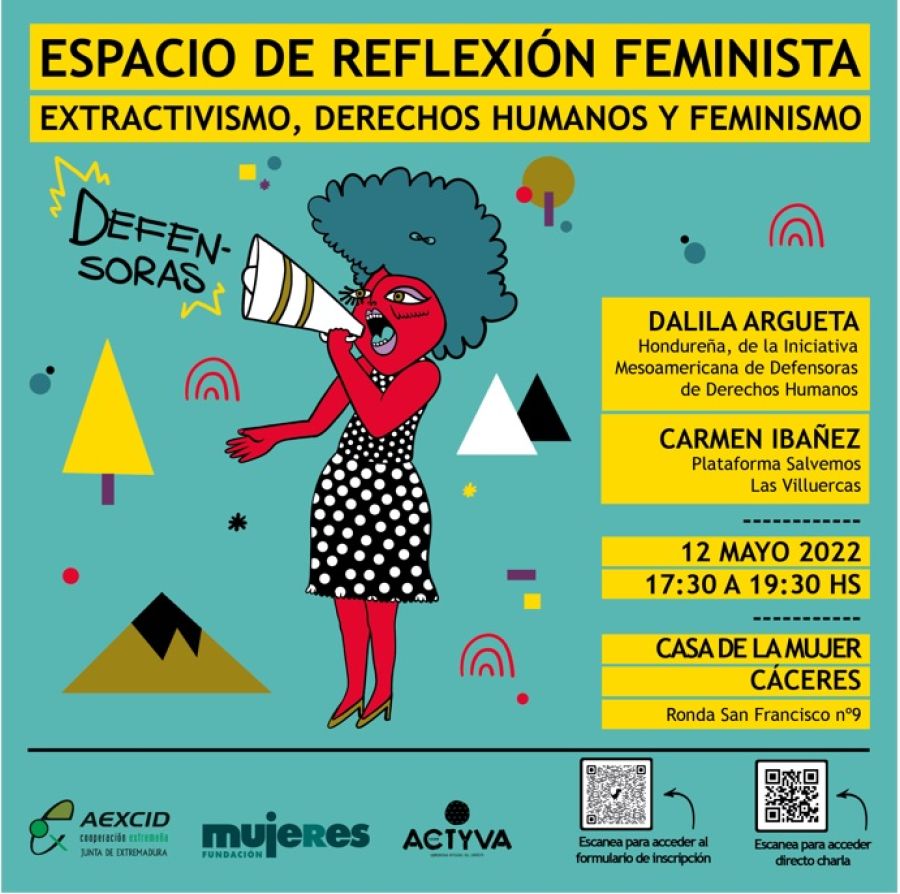Espacio de reflexión feminista: Extractivismo, derechos humanos y feminismo.