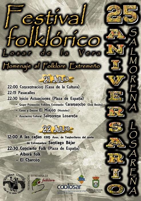 Festival Folklórico Losar de la Vera || 25 Aniversario de SALMORENA LOSAREÑA