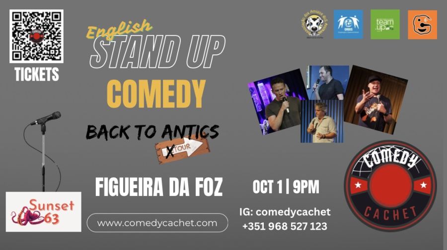 Stand Up Comedy - BACK TO ANTICS TOUR - Live in Figueira da Foz