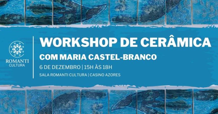 WORKSHOP DE CERÂMICA com Maria Castel-Branco