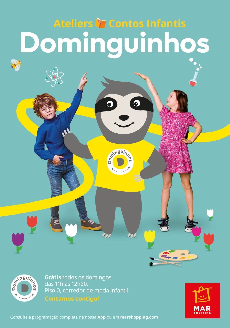 'Dominguinhos' do MAR Shopping Matosinhos com maio dedicado à mãe, à família, aos museus e ao Dia Mundial da Criança