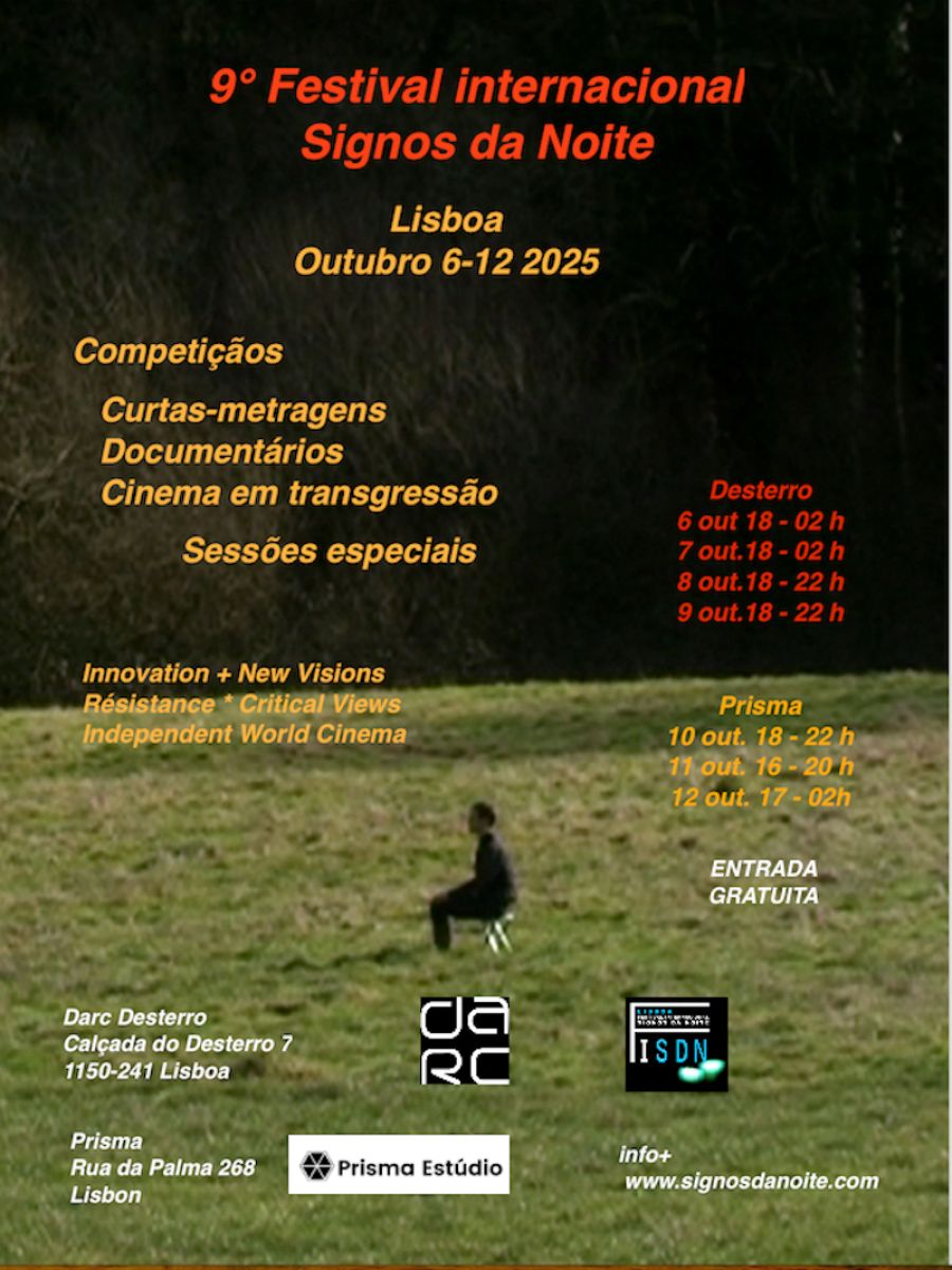 DAY 2 : 9° Festival internacional Signos da Noite - Lisboa / Outubro 6-12, 2025