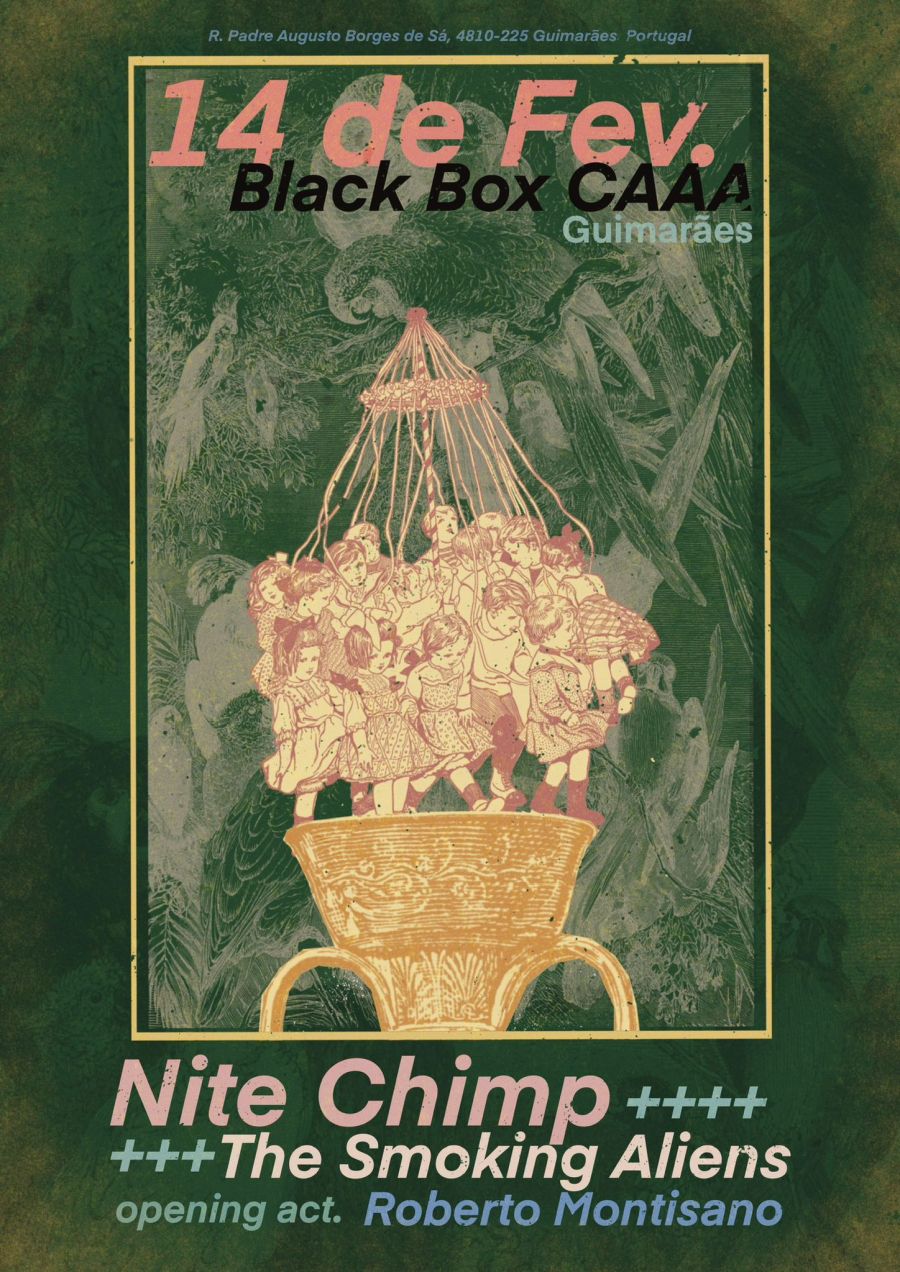 Grunge Nite para os Solitários: Nite Chimp + The Smoking Aliens