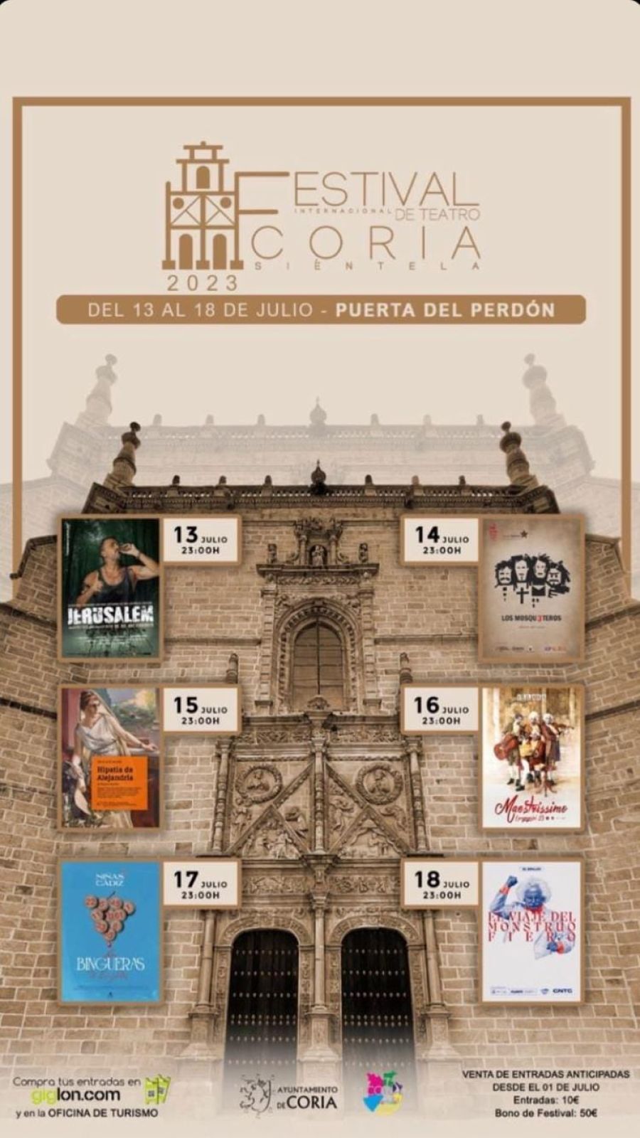 Festival Internacional de Teatro | Coria Siéntela 2023