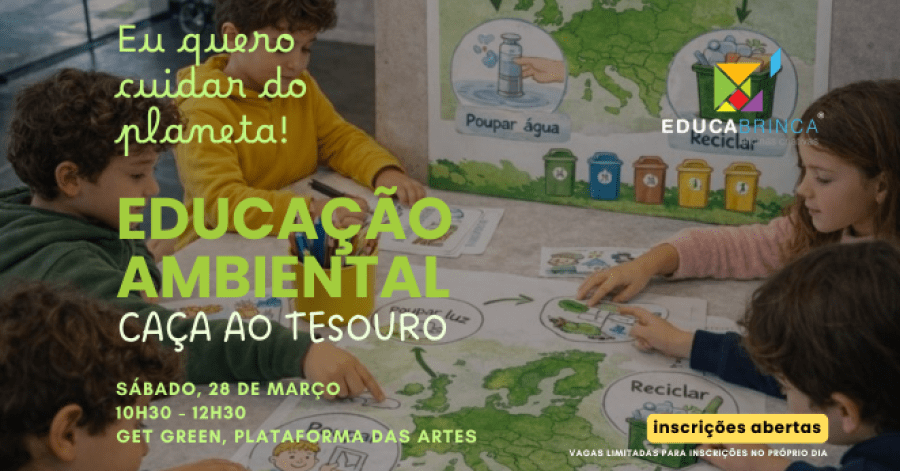 EducaBrinca: sábados criativos! Culturas - Educação Ambiental: Caça ao Tesouro