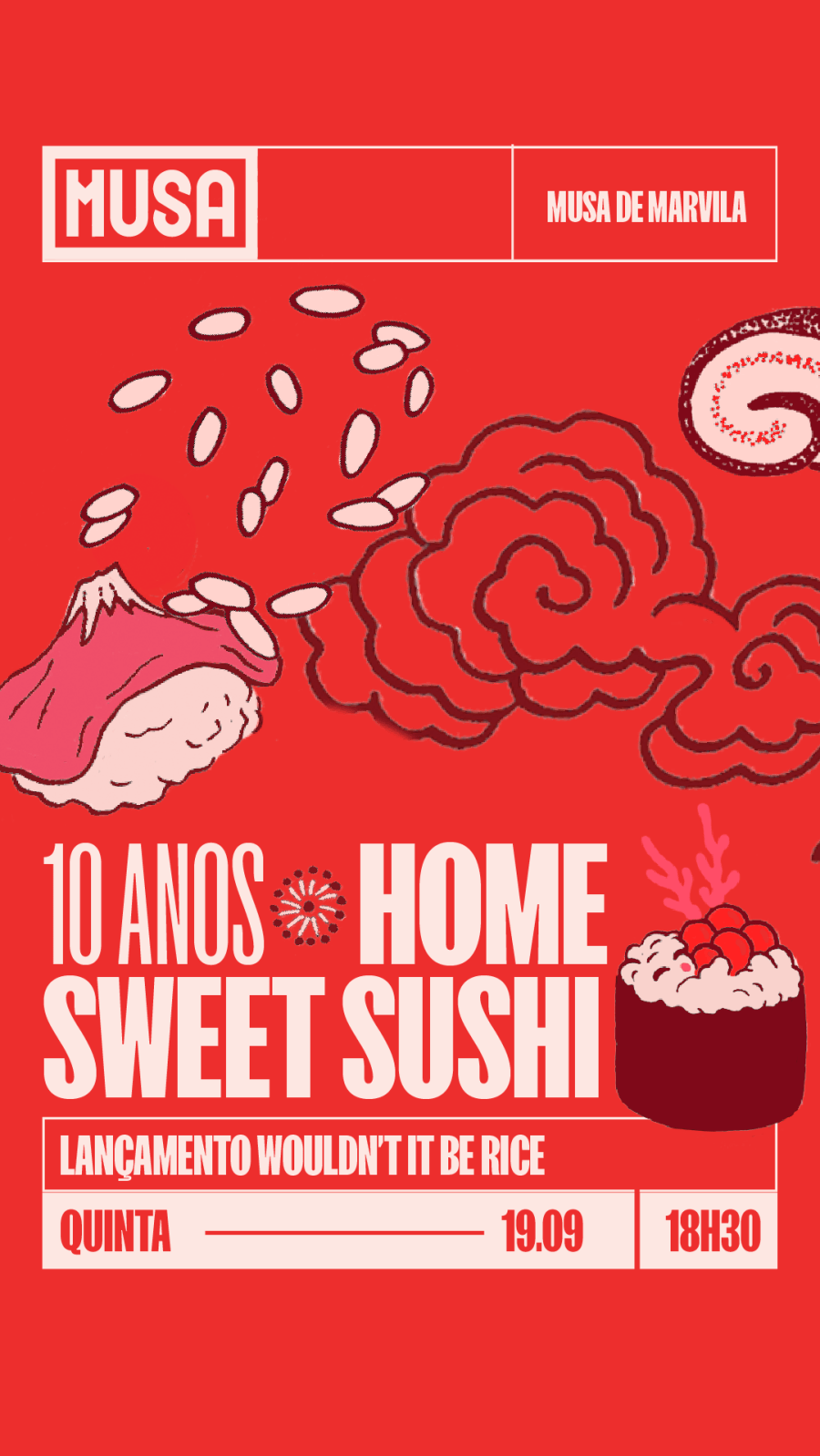 10 ANOS HOME SWEET SUSHI