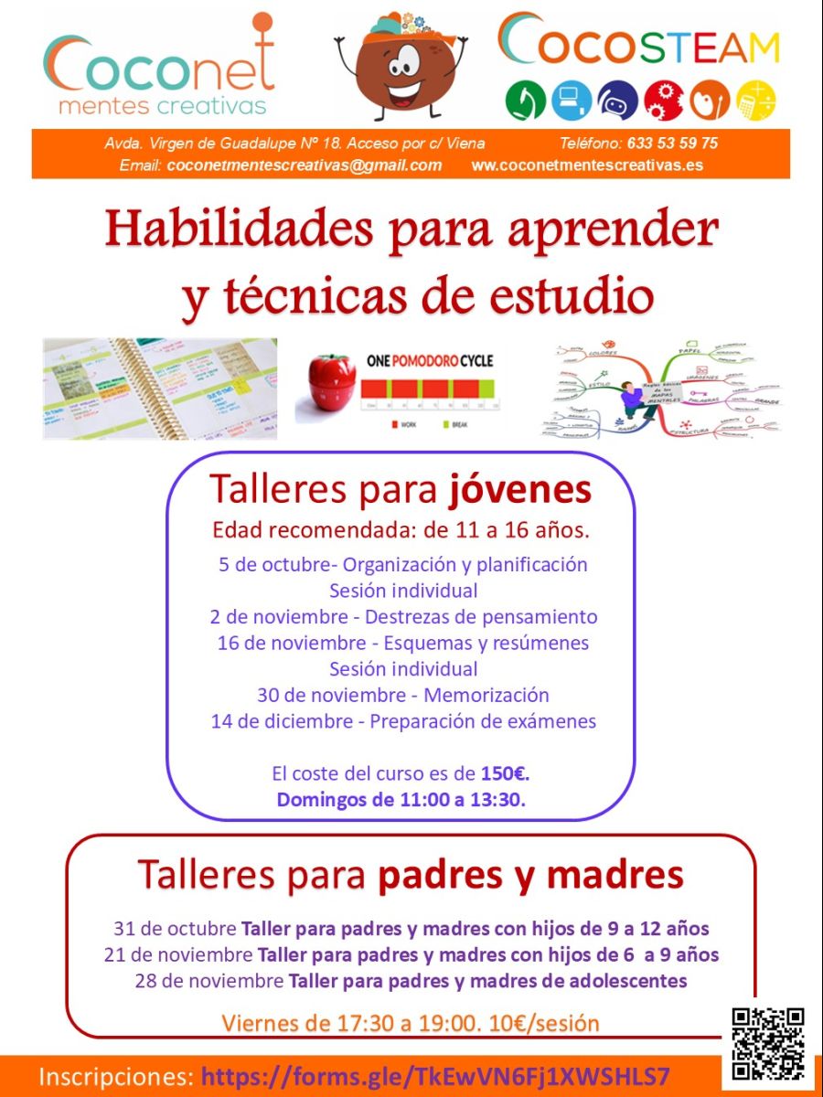 Curso de Habilidades para aprender y técnicas de estudio