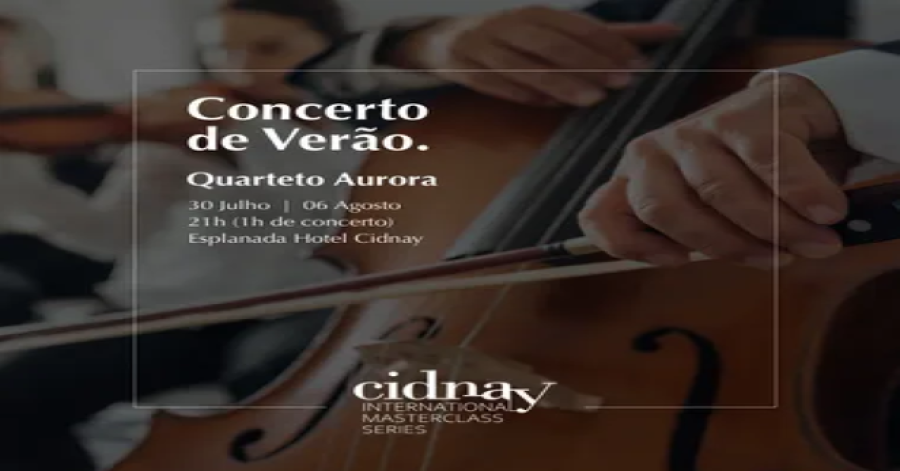 Concerto de Verão no Terraço Cidnay - Quarteto Aurora