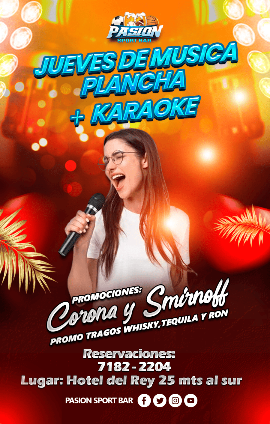 Jueves de musica Plancha + Karaoke