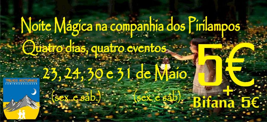 Noite Mágica na companhia dos Pirilampos - ESGOTADO -