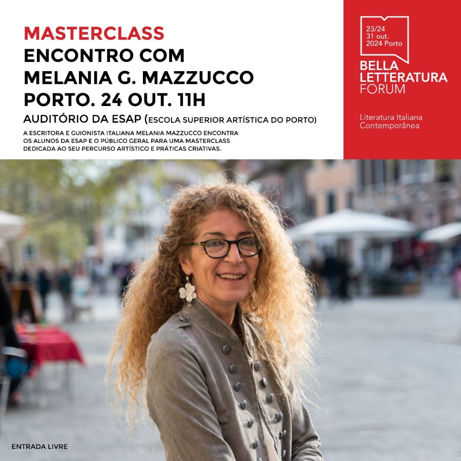 Masterclass com Melania G. Mazzucco | BELLA LETTERATURA