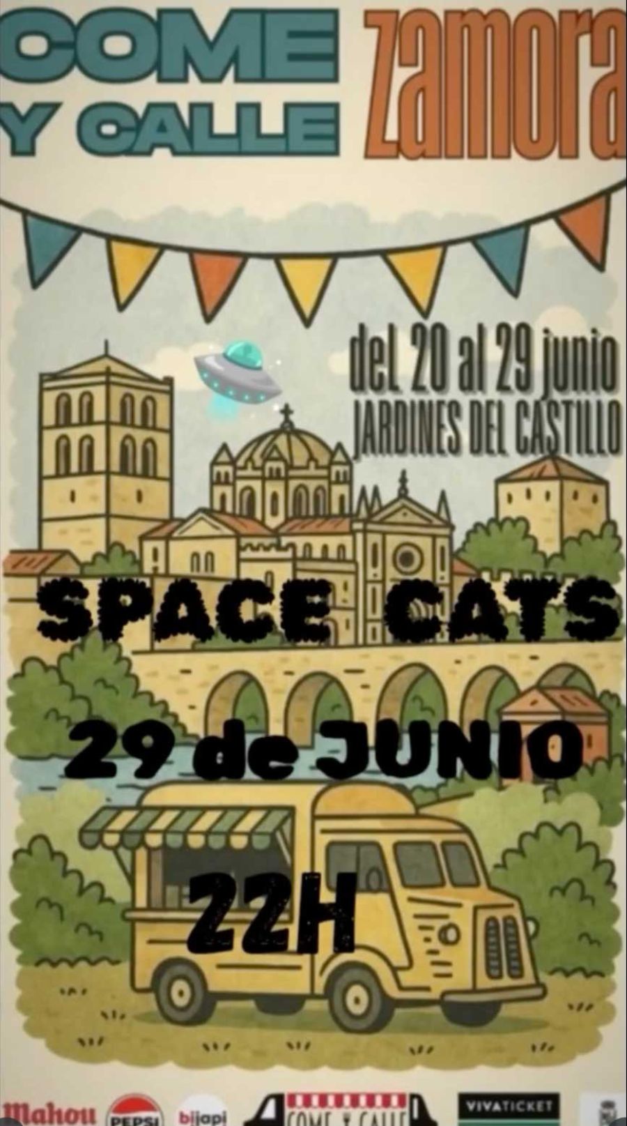 CONCIERTO - SPACE CATS (COME Y CALLE)
