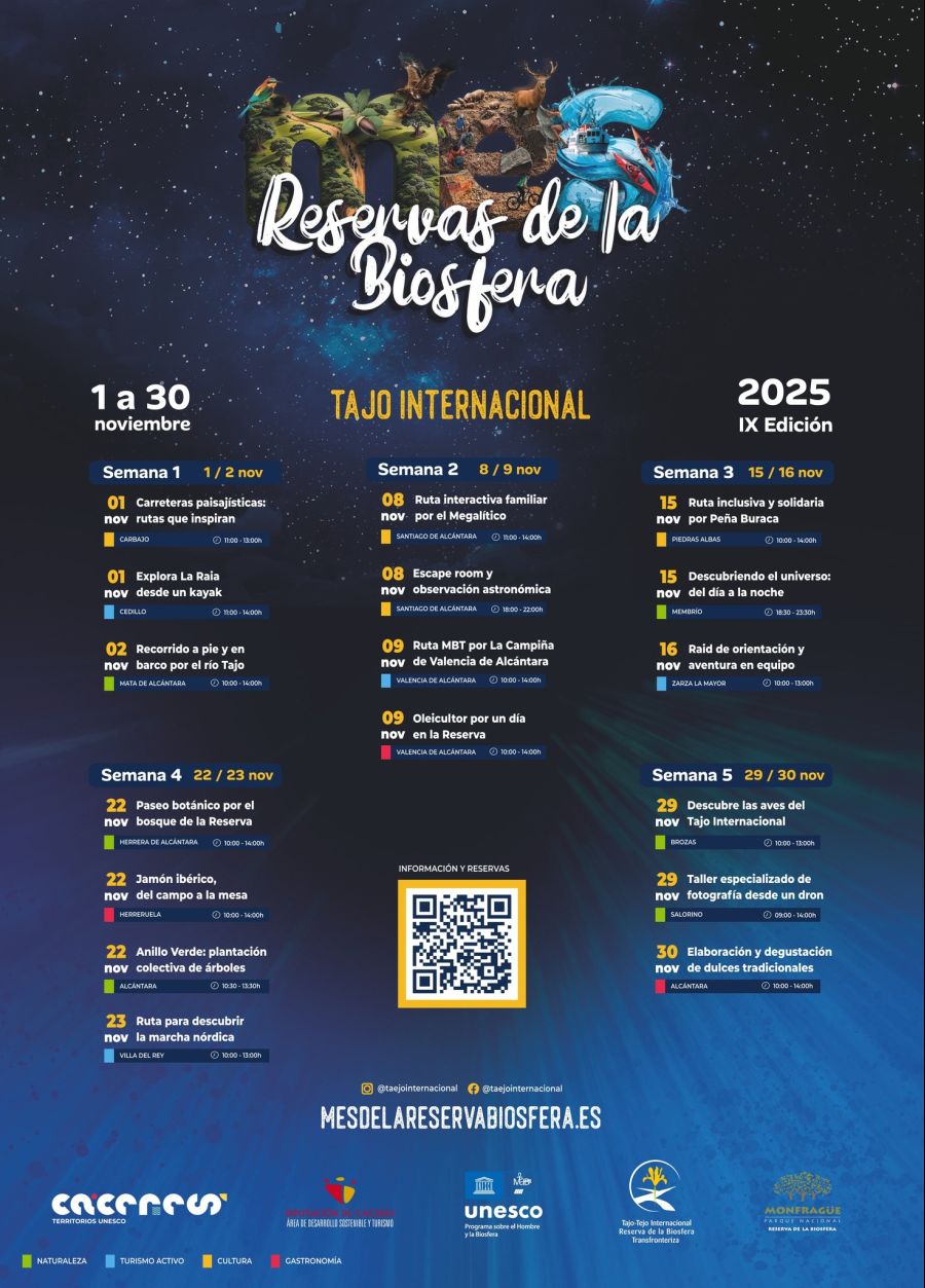 Mes de la Reserva de la Biosfera Tajo Internacional 2025