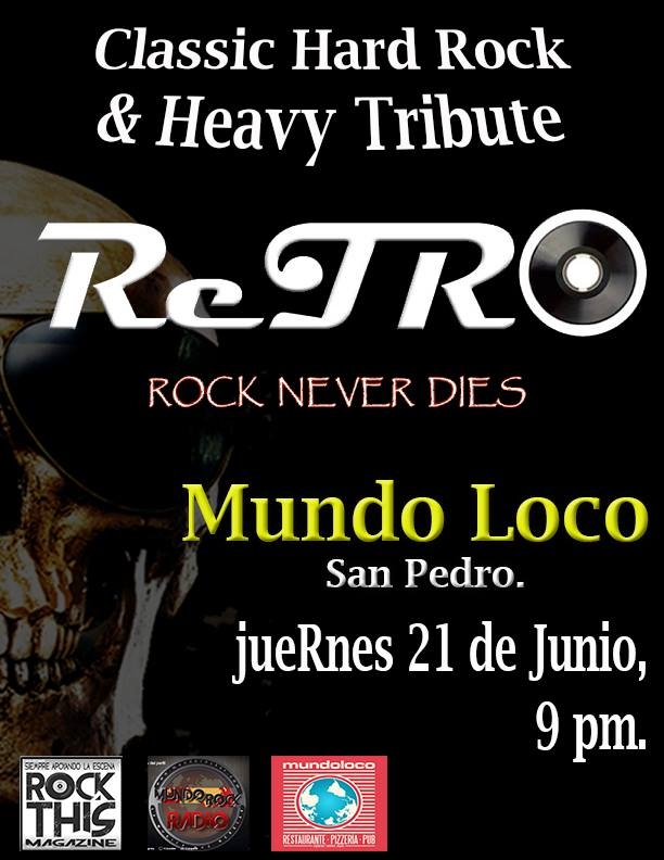 Hard Rock Night!. Los mejores clásicos en vivo con RETRO