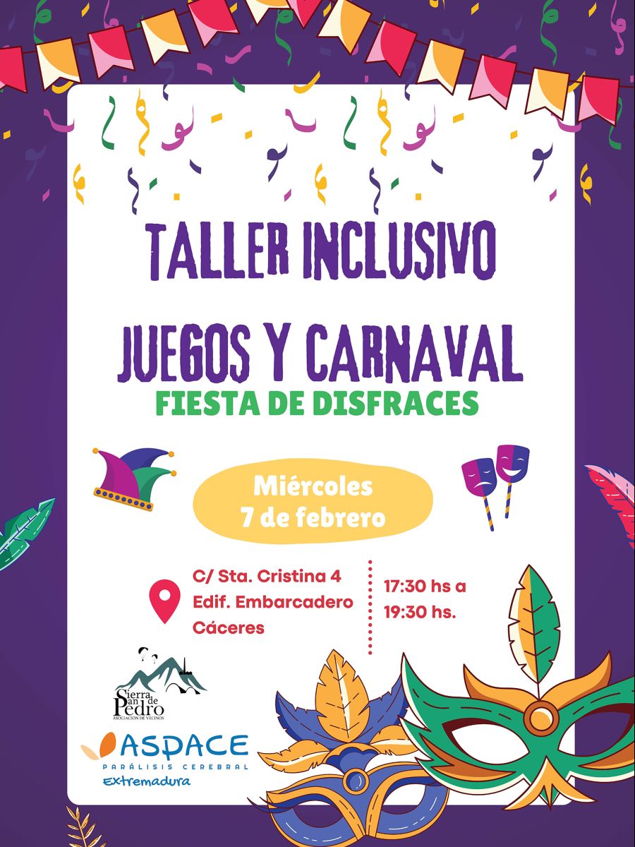 Taller inclusivo - Juegos y Carnaval
