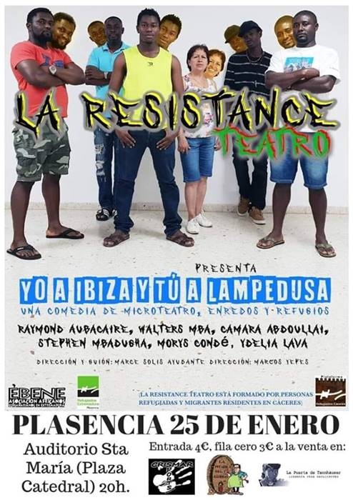 Teatro 'Yo a Ibiza y tú a Lampedusa' | de LA RESISTANCE TEATRO | Plasencia
