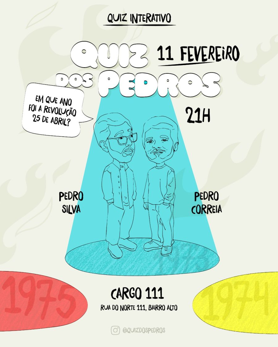 Quiz dos Pedros - 11 fevereiro 