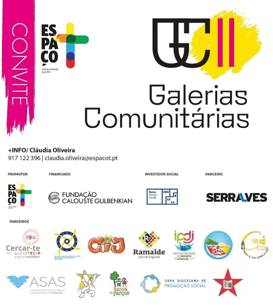 Inaugurações Exposições Galerias Comunitárias