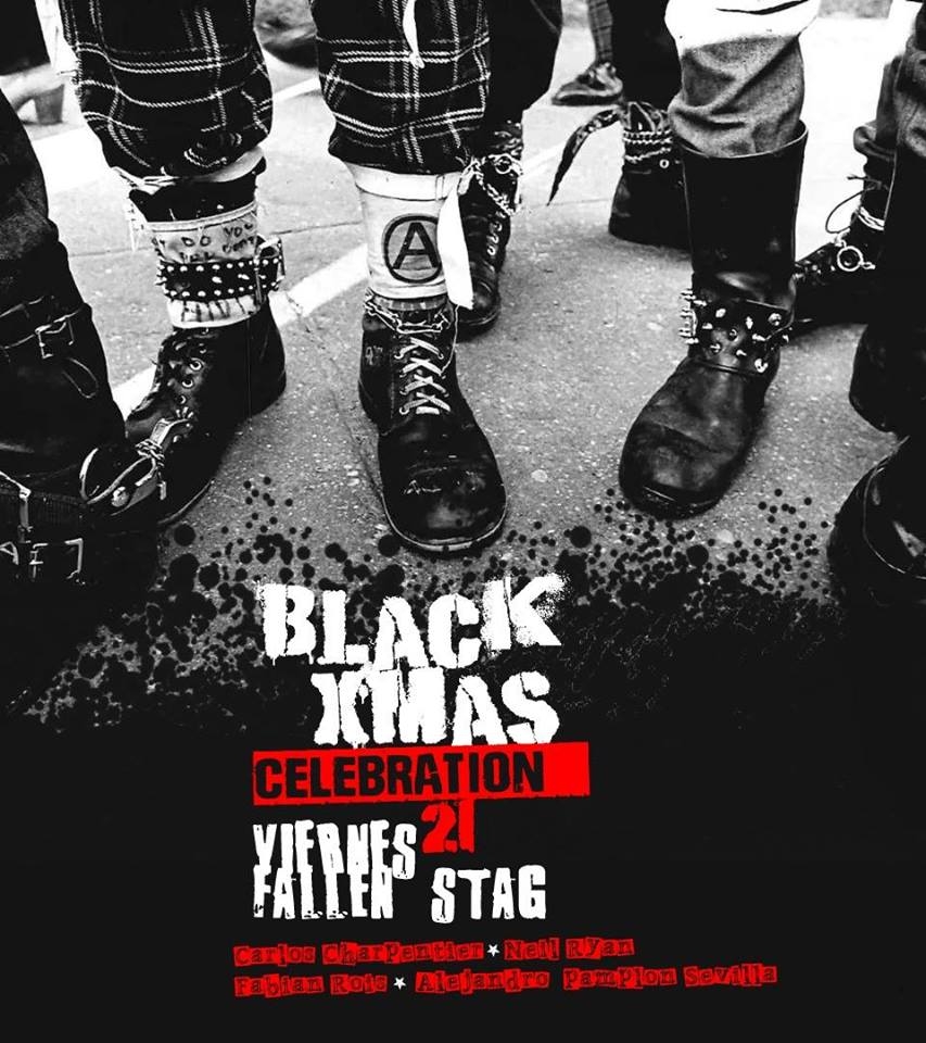 Black xmas celebration. Carlos Charpentier, Neil Ryan y otros. Post-punk, new-wave Dj set