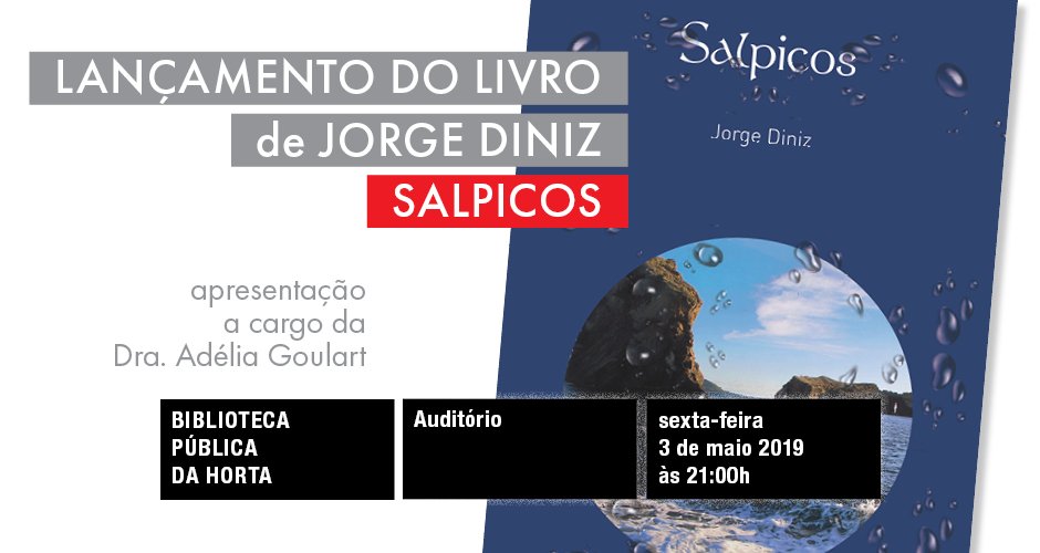 Lançamento do livro Salpicos de Jorge Diniz