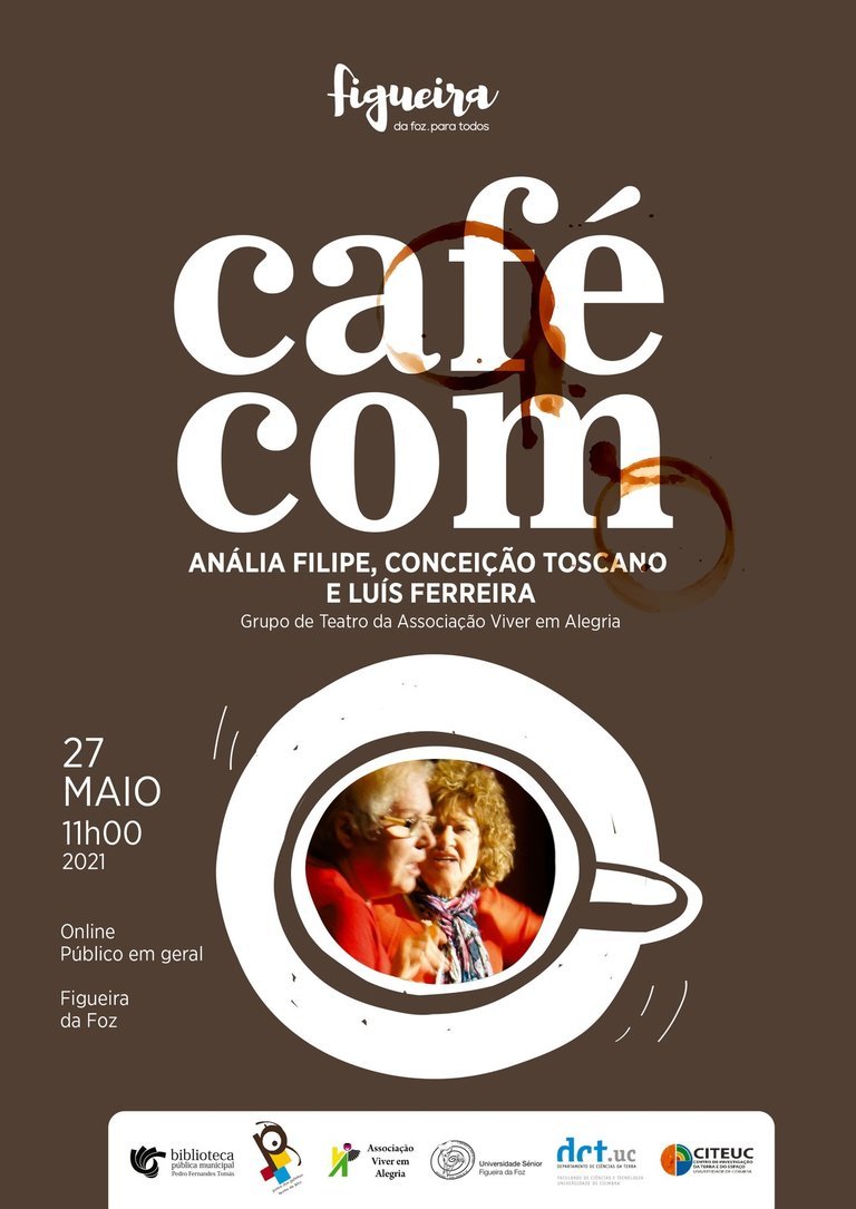 Café com … Anália Filipe, Conceição Toscano e Luís Ferreira“