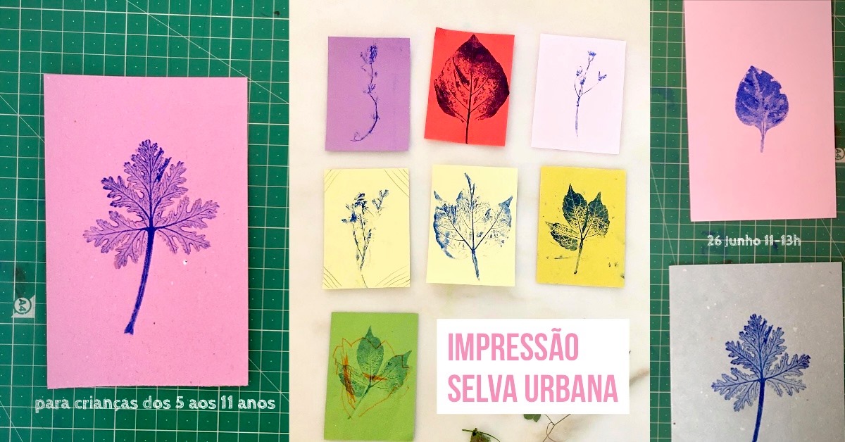 Impressão Selva Urbana | Urban Jungle Printing (Crianças)