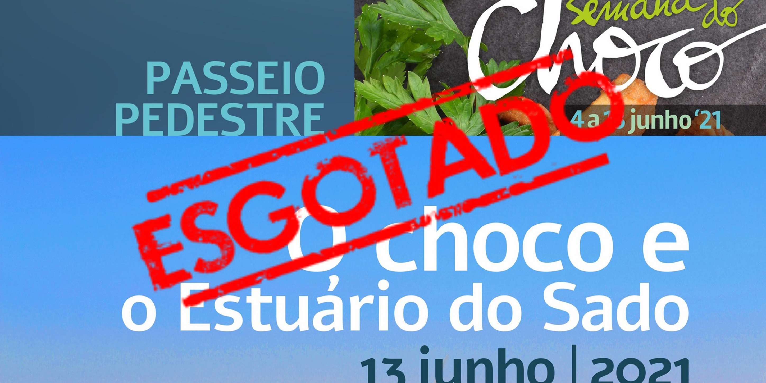 ESGOTADO| Passeio Pedestre: 'O Choco e o Estuário do Sado'