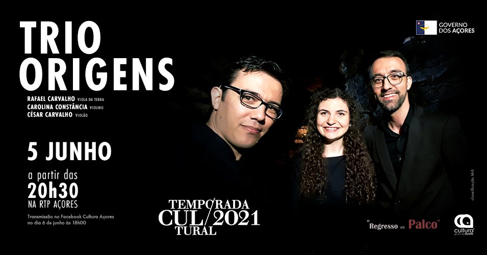 Temporada Cultural 2021 | Sons no Tempo - Trio Origens