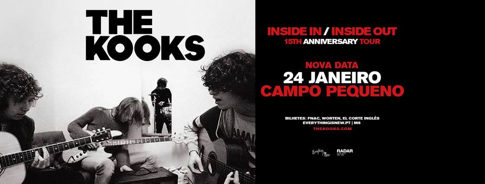 NOVA DATA: THE KOOKS // CAMPO PEQUENO