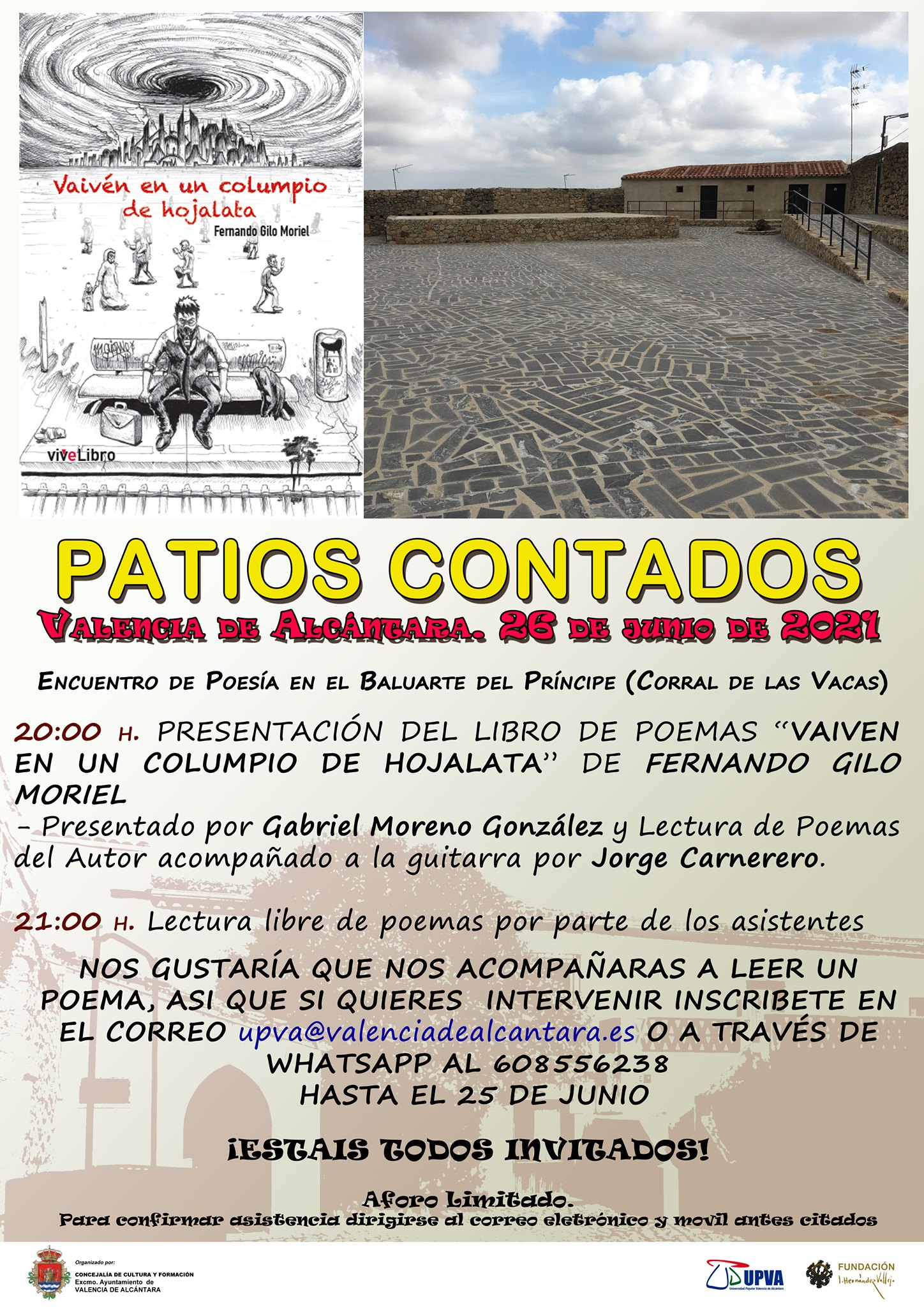 Patios Contados. Presentación libro  Fernando Gilo Moriel